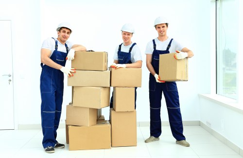 Professional packing services in action
