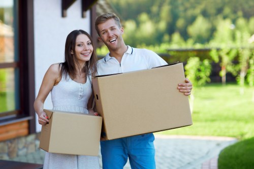 Coordinating logistics for a commercial move