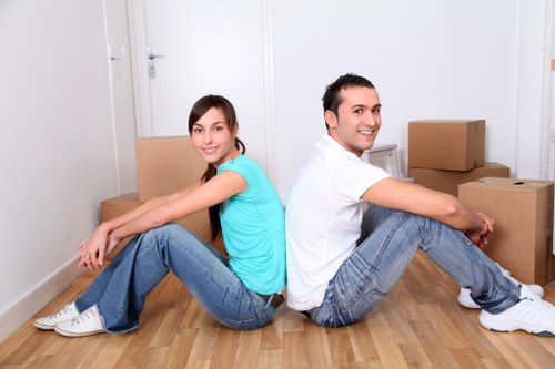Employees adjusting to new office space
